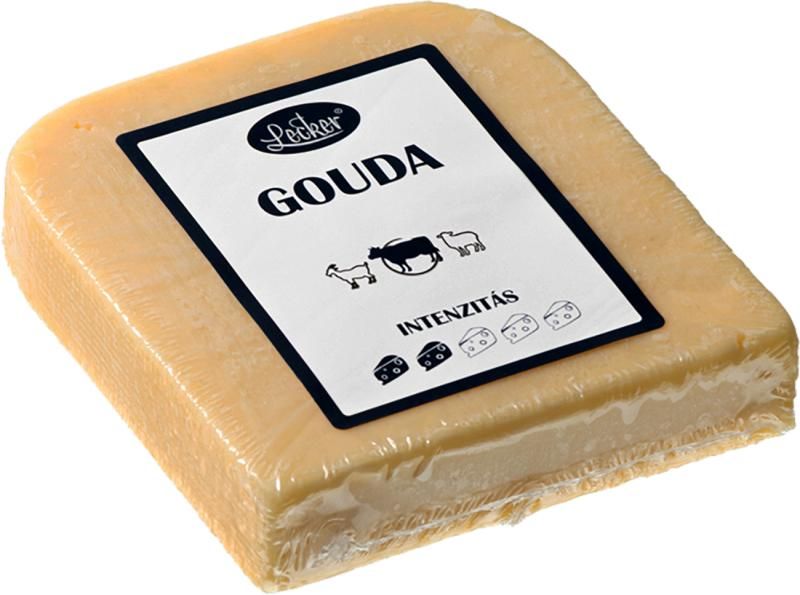 Lecker gouda sajt félkemény Ft/kg