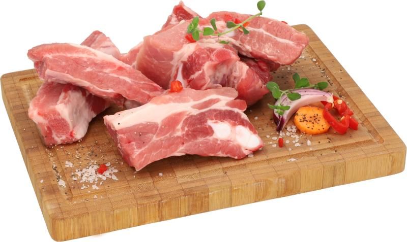 Auchan Kedvenc Sertés Oldalas darabolt védőgázos csomagolásban Ft/kg