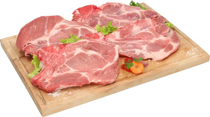 Auchan Kedvenc Sertés Tarja csontos 4 szelet védőgázos csomagolásban Ft/kg