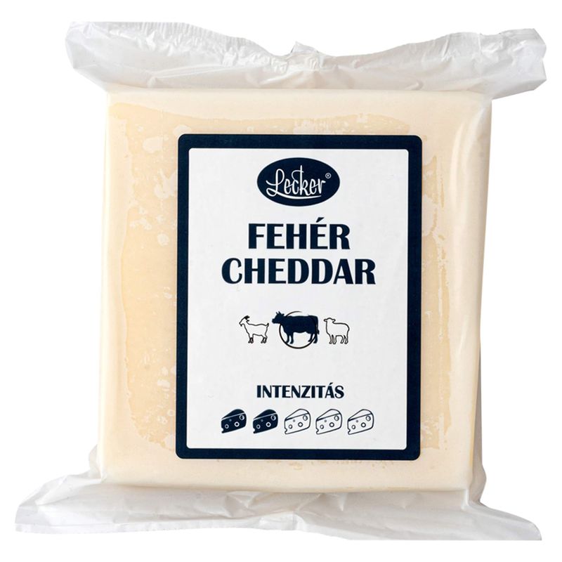 LECKER FEHÉR CHEDDAR SAJT