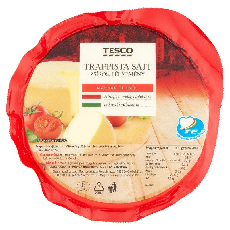 Tesco trappista sajt tömb QQ