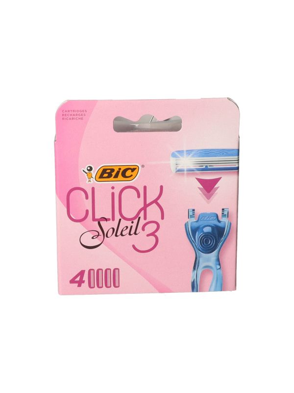 BIC Soleil Click3 3 pengés borotvabetét - 4 db