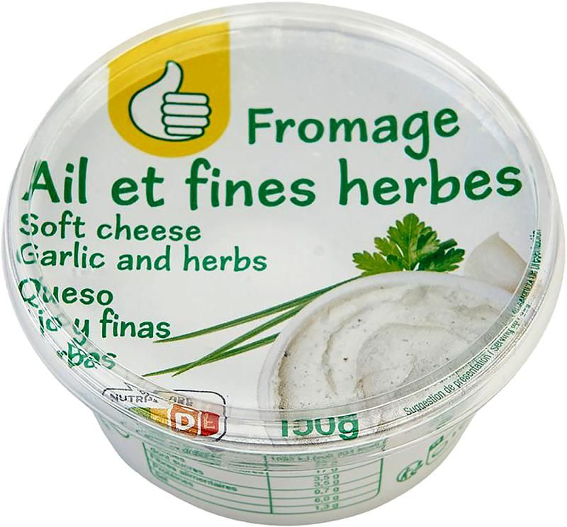 Auchan Tipp fokhagymás, zöldfűszeres kenhető tejkészítmény 150 g