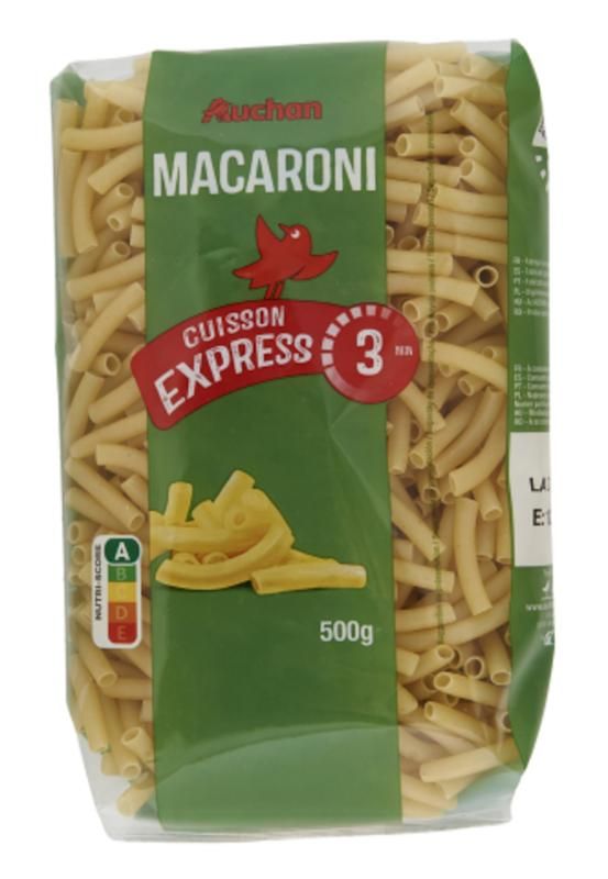 Auchan Kedvenc makaroni száraztészta 500 g