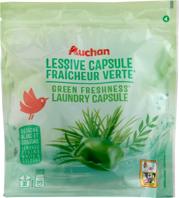 Auchan Kedvenc Mosókapszula frissesség illattal 630 ml (30x21 ml)