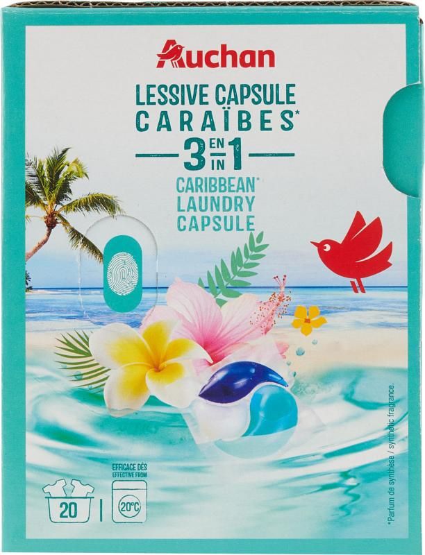 Auchan Kedvenc mosókapszula Caribbean 20 db
