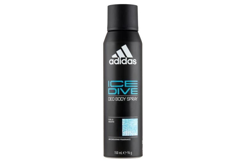 Adidas Ice Dive dezodor az egész testre hűsítő & vizes illattal 150 ml