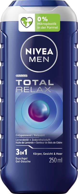 NIVEA TUSFÜRDŐ MEN TOTAL RELAX 250ML