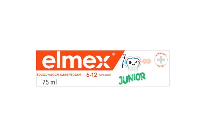 Elmex Junior gyerek fogkrém 6-12 éves gyermekeknek 75 ml