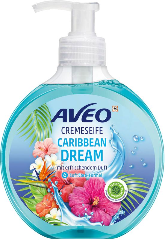 AVEO KRÉMSZAPPAN CARIBBEAN DREAM 500ML