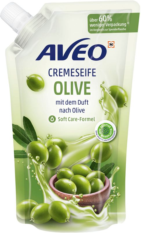 AVEO KRÉMSZAPPAN UTÁNTÖL OLIVA 500ML