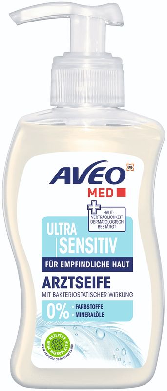 AVEO MED ULTRA SENSITIV FOLYÉKONY SZAPPAN 300ML