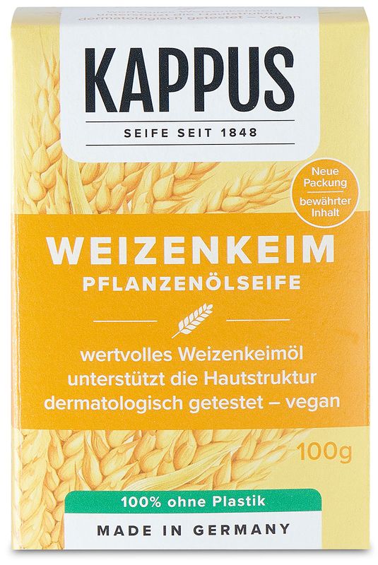 KAPPUS NÖVÉNYI OLAJ SZAPPAN BÚZACSÍRA 100 g