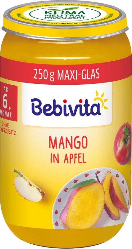BEBIVITA GYÜM 6 HÓ 1323 MANGÓ-ALMA 250 g