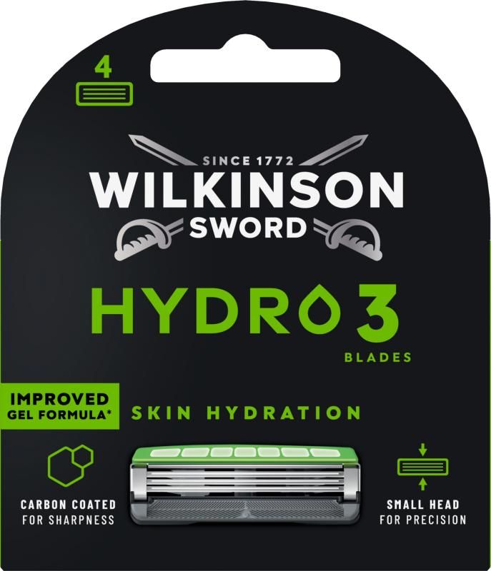 Wilkinson Sword Hydro 3 férfi borotvabetét, 3 pengés, 4 db