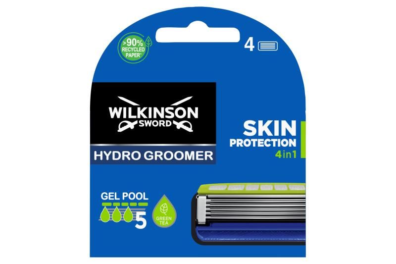 Wilkinson Sword The Face Groomer ötpengés borotvabetét hidratáló zselével 4 db