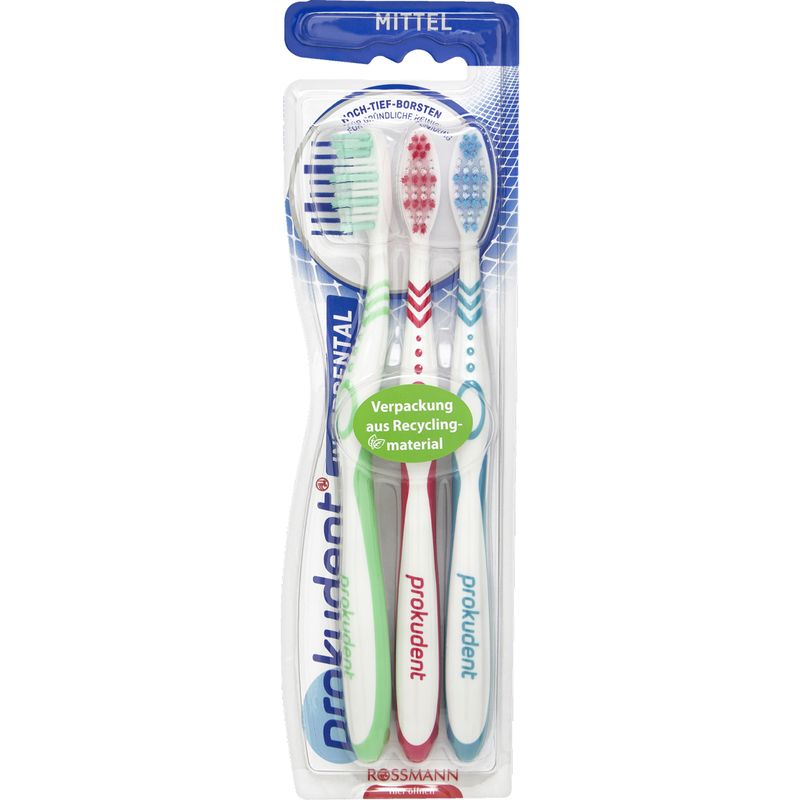Prokudent Interdental közepes fogkefe - 3 db