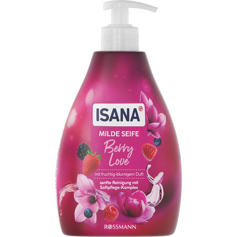 Isana Berry Love folyékony szappan - 500 ml