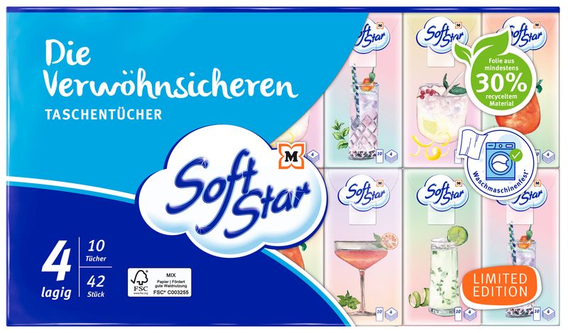 SOFTSTAR PAPÍRZSEBKENDŐ 42X10 4-RÉTEG