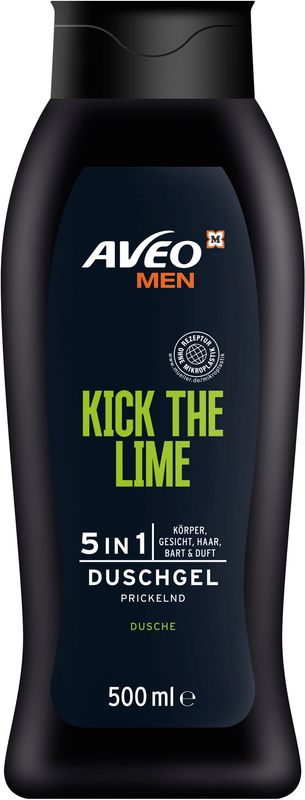 AVEO MEN TUSFÜRDŐ KICK THE LIME 500ML