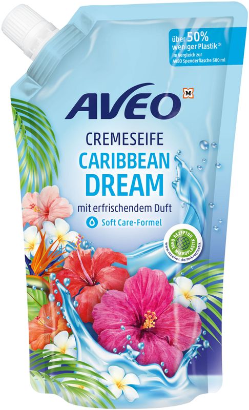 AVEO KRÉMSZAPPAN UTÁNT CARIBBEAN DREAM 750ML