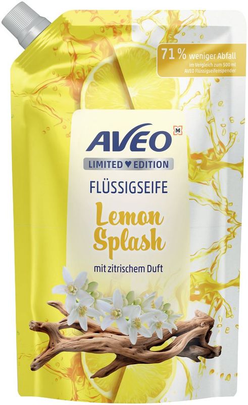 AVEO FOLY. SZAPPAN UT. LEMON SPLASH 500ML