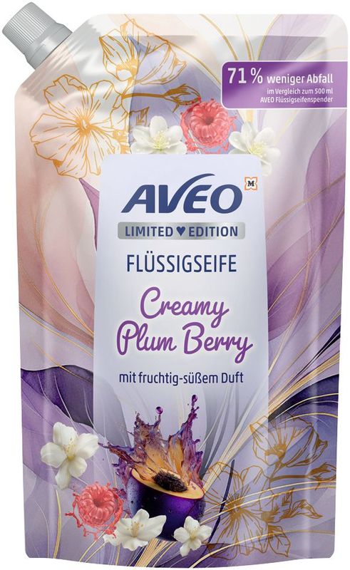 AVEO FOLY.SZAPPAN UT. PLUM BERRY 500ML