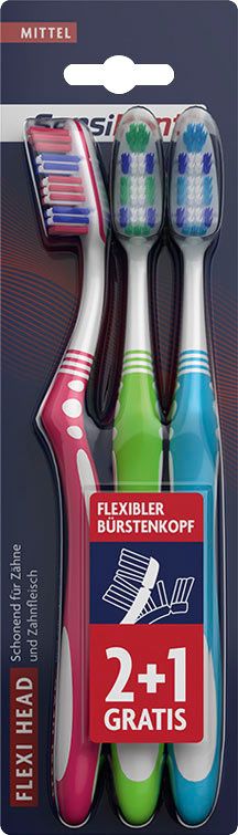 SENSIDENT FOGKEFE FLEXI HEAD 2+1 DB