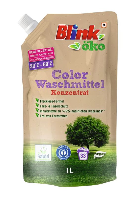 BLINK ÖKO MOSÓSZER KONC SZÍNES R. 1L 33M*NEU