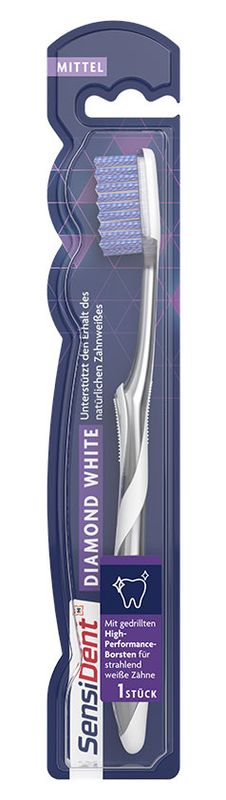 SENSIDENT FOGKEFE DIAMOND WHITE KÖZÉP 1DB