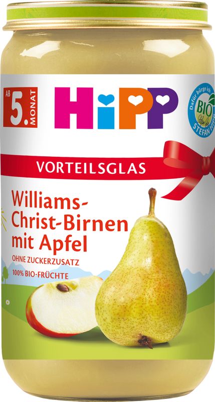 HIPP BIO GYÜM. 5HÓ 4610 VILMOSKÖRTE ALMÁVAL 250g