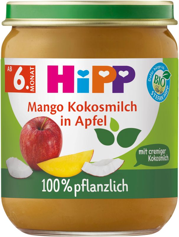HIPP BIO GYÜM.KÉSZ 6HÓ+ MANG-KÓKUSZTEJ-ALM160G