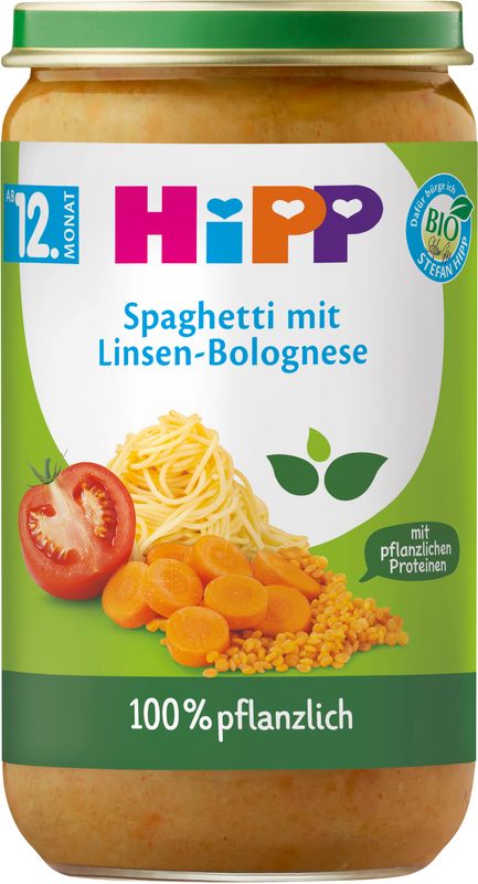 HIPP BIO MENÜ 12HÓ+ SPAG LENCS BOLOGNAI 250G