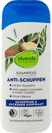 Sampon korpásodás ellen, bio paradióval és bio rozmaringgal, 200 ml