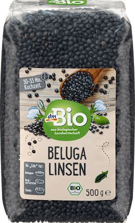Bio beluga lencse, 500 g