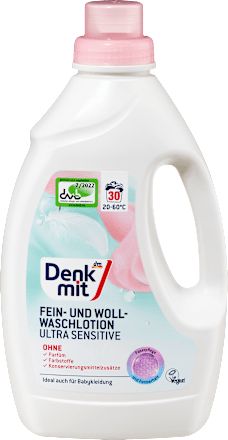 Ultra szenzitív folyékony finom- és gyapjúmosószer, 30 mosás, 1,5 l