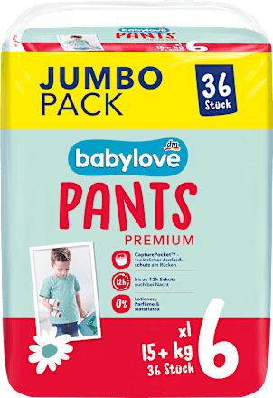 Bugyipelenka XL, 6-os méret, 15+ kg, duo pack, 36 db