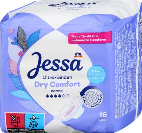 Egészségügyi betét, Dry Comfort Normal, 16 db