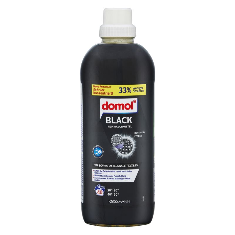 Domol folyékony mosószer fekete ruhákhoz 40 mosás - 1000 ml