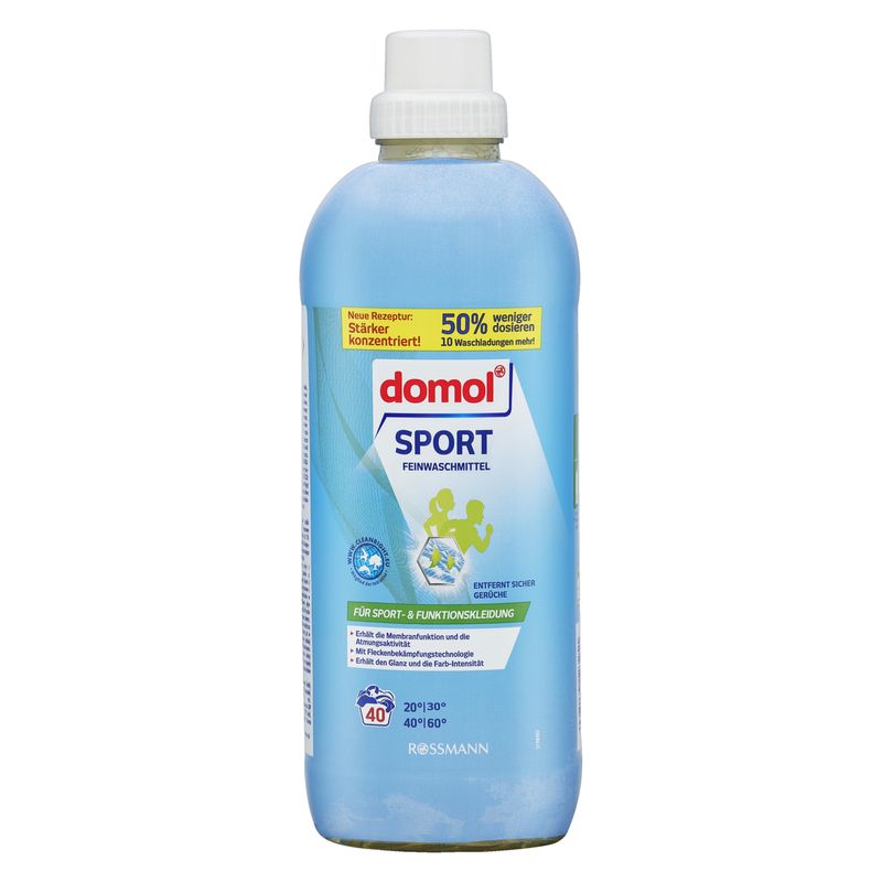 Domol folyékony mosószer sport ruhákhoz 40 mosás - 1000 ml