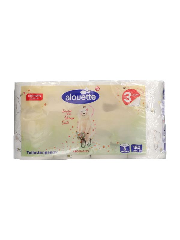 Alouette toalettpapír tavaszi mintával - 8 db