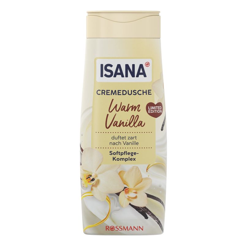 Isana Warm Vanilla krémtusfürdő - 300 ml
