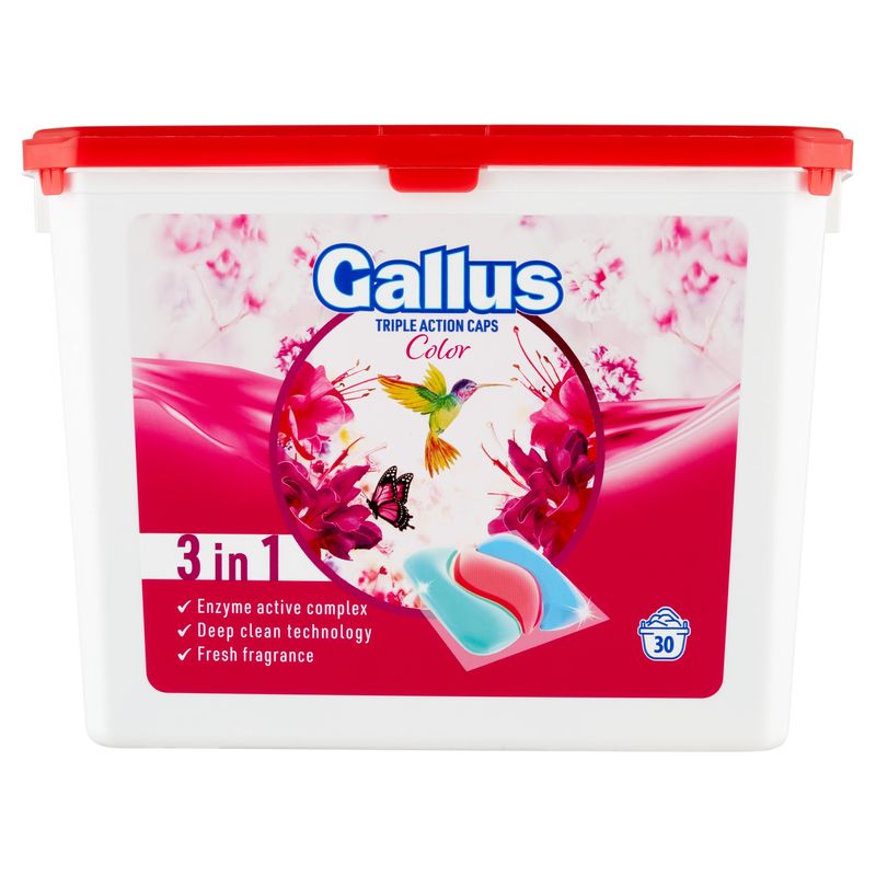 GALLUS COLOR 3IN1 MOSÓKAPSZU. 30 MOSÁS 30 db