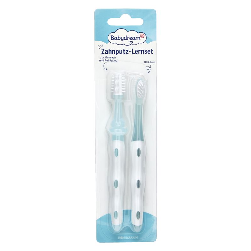 Babydream tanuló fogkefe készlet - 2 db