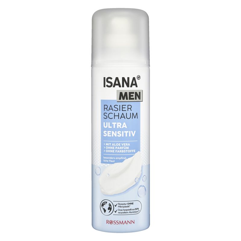 Isana Men Ultra Sensitive borotvahab - 300 ml