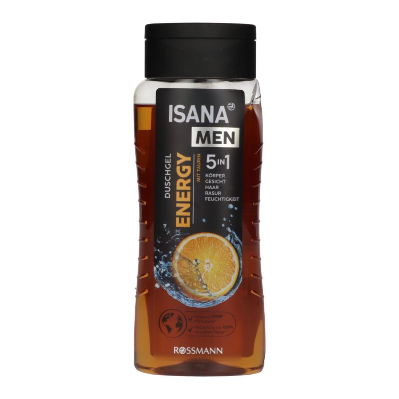Isana men tusfürdő 5in1 energy - 300 ml
