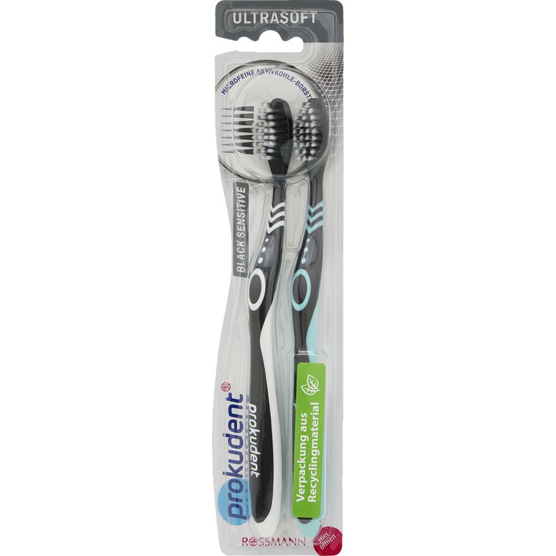 Prokudent Black Sensitive ultrasoft fogkefe - 2 db