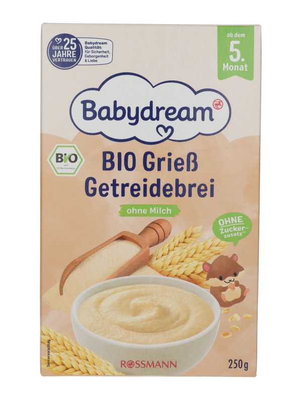 Babydream Bio gabonapép 5 hónapos kortól - 250 g