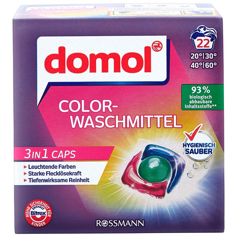 Domol 3in1 Color mosókapszula - 22 db