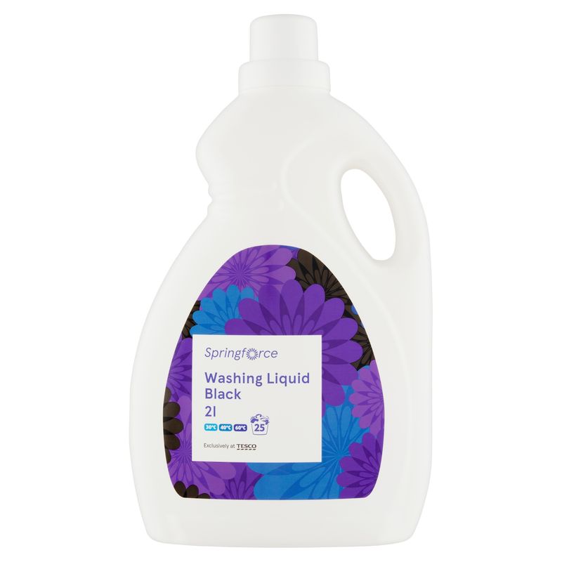 TD SPRINGFORCE WOOLWASH BLACK 25 WASHES 2 l